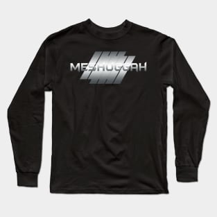 Metallic Illustration meshuggah Long Sleeve T-Shirt